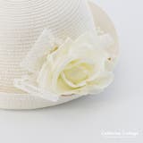 キッズ 白いお嬢様麦わら帽子 | Catherine Cottage | 詳細画像3
