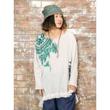 ライトグレー | 【チャイハネ】yul トライバルフラワービッグシルエットMEN'Sトップス | アミナコレクション