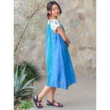 【チャイハネ】カラパナストライプワンピース | アミナコレクション  | 詳細画像2 