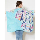 ライトブルー | 【チャイハネ】エスニック柄スマートカーディガン | アミナコレクション