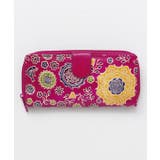 ピンク | 【チャイハネ】インド伝統山羊革細工 サンティニウォレット 長財布 | アミナコレクション