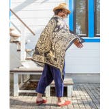 ブラック | 【チャイハネ】トライバルサローン / 大判ストール | アミナコレクション 
