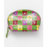 グリーン系 | 【チャイハネ】インド伝統山羊革細工 サンティニミニポーチ | アミナコレクション