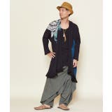 【チャイハネ】yul トライバルフラワーMEN'Sフリンジカーディガン | アミナコレクション | 詳細画像1 