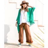 【チャイハネ】シャリンフリンジワイドパンツ | アミナコレクション | 詳細画像1