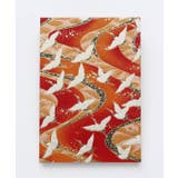 レッド | 【岩座】友禅御朱印帳/丹頂鶴 | アミナコレクション