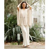 【カヒコ】プアラニプリーツパンツ | アミナコレクション  | 詳細画像1 