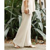 オフホワイト | 【カヒコ】プアラニプリーツパンツ | アミナコレクション 