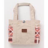 ベージュ | 【カヒコ】ミリナコーデュロイ＆ボアトートバッグ | アミナコレクション 