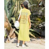 グリーン | 【カヒコ】ビーチリーワンピース【SURF&Palms】 | アミナコレクション