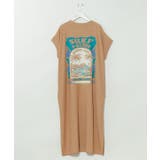 ベージュ | 【カヒコ】ビーチリーワンピース【SURF&Palms】 | アミナコレクション
