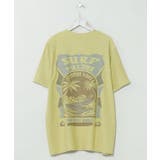 グリーン | 【カヒコ】ビーチリーメンズＴシャツ【SURF&Palms】 | アミナコレクション 
