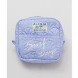 パープル | 【カヒコ】サーフキルティングポーチ | アミナコレクション 