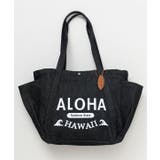 ブラック | 【カヒコ】カノアデニムトートバッグ | アミナコレクション 