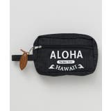 ブラック | 【カヒコ】カノアデニムポーチ | アミナコレクション 