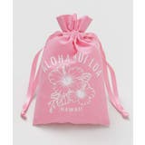 ピンク | 【カヒコ】ウェリナ巾着ギフトポーチ | アミナコレクション 