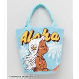 ブルー | 【カヒコ】サガラ刺繍トートバッグ【ALOHA MAPUA】 | アミナコレクション 