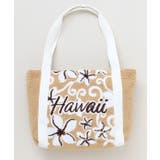 ベージュ | 【カヒコ】ウイラニ相良刺繍トートバッグ | アミナコレクション 