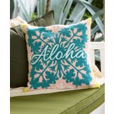 ピンク | 【カヒコ】ナニキルト相良刺繍クッションカバー | アミナコレクション 