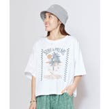ホワイト | 【カヒコ】【接触冷感】ムーアTシャツ【SURF&Palms】 | チャイハネ