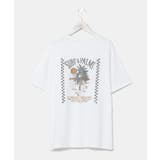ホワイト | 【カヒコ】【接触冷感】ムーアメンズTシャツ【SURF&Palms】 | チャイハネ
