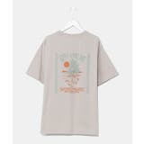 ベージュ | 【カヒコ】【接触冷感】ムーアメンズTシャツ【SURF&Palms】 | チャイハネ