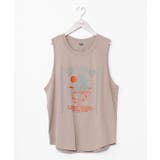 ベージュ | 【カヒコ】【接触冷感】ムーアメンズタンクトップ【SURF&Palms】 | チャイハネ