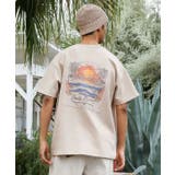 ベージュ | 【カヒコ】【SURF&Palms】ソーヤーメンズTシャツ | アミナコレクション 