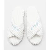 ホワイト | 【カヒコ】アロハクロススリッパ | アミナコレクション 