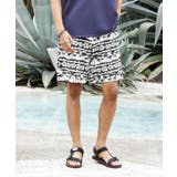 ブラック×ホワイト | 【カヒコ】ロアアメンズハーフパンツ | アミナコレクション