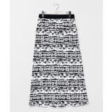 ブラック×ホワイト | 【カヒコ】ロアアスカート | アミナコレクション 