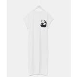 ホワイト | 【カヒコ】【UVカット加工】フーラリTシャツワンピース | チャイハネ 