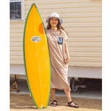 ベージュ | 【カヒコ】【UVカット加工】フーラリTシャツワンピース | チャイハネ 