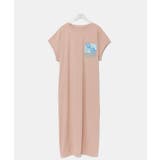 ピンク | 【カヒコ】【UVカット加工】フーラリTシャツワンピース | チャイハネ 