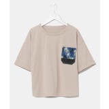 ベージュ | 【カヒコ】【UVカット加工】フーラリTシャツ | チャイハネ