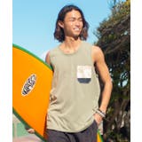 カーキ | 【カヒコ】【UVカット加工】フーラリメンズタンクトップ | アミナコレクション 