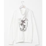 ホワイト | 【カヒコ】ホブグッドメンズフードトップス【SURF&Palms】 | アミナコレクション