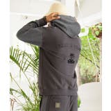 チャコール | 【カヒコ】ダミアンメンズフードトップス【SURF&Palms】 | アミナコレクション