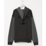 チャコール | 【カヒコ】ダミアンメンズジップアップパーカー【SURF&Palms】 | アミナコレクション