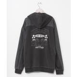 グレー | 【カヒコ】ショアメンズジップアップパーカー【SURF&Palms】 | アミナコレクション