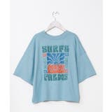 ブルー | 【カヒコ】デインTシャツ【SURF&Palms】 | アミナコレクション