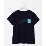 ネイビー | 【カヒコ】エケアホUVカットTシャツ | アミナコレクション