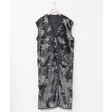 ダークグレー | 【カヒコ】ニウココルームロングベスト | アミナコレクション 