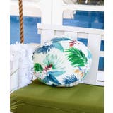 ベージュ | 【カヒコ】プアラニラウンドクッション | アミナコレクション 