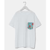 ホワイト | 【カヒコ】ポケニカルメンズTシャツ | アミナコレクション