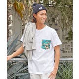 ホワイト系その他 | 【カヒコ】ポケニカルメンズTシャツ | アミナコレクション