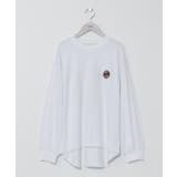 ホワイト | 【カヒコ】フロッキロングTシャツ【STRONG CURRENT】 | チャイハネ
