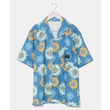 ブルー | 【カヒコ】【SURF&Palms】カリッサメンズシャツ | アミナコレクション