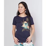 ネイビー | 【カヒコ】プアマヌフラTシャツ | チャイハネ