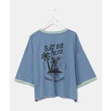 ブルー | 【カヒコ】カノアTシャツ【SURF&Palms】 | チャイハネ